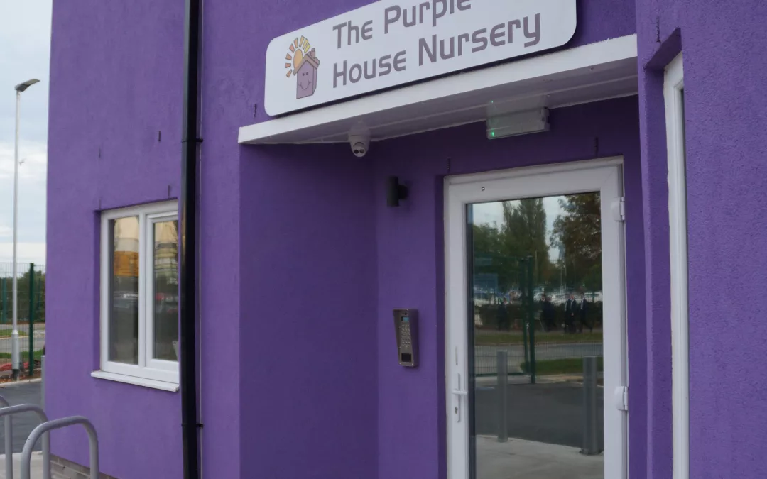 Entrance of The Purple House Nursery
